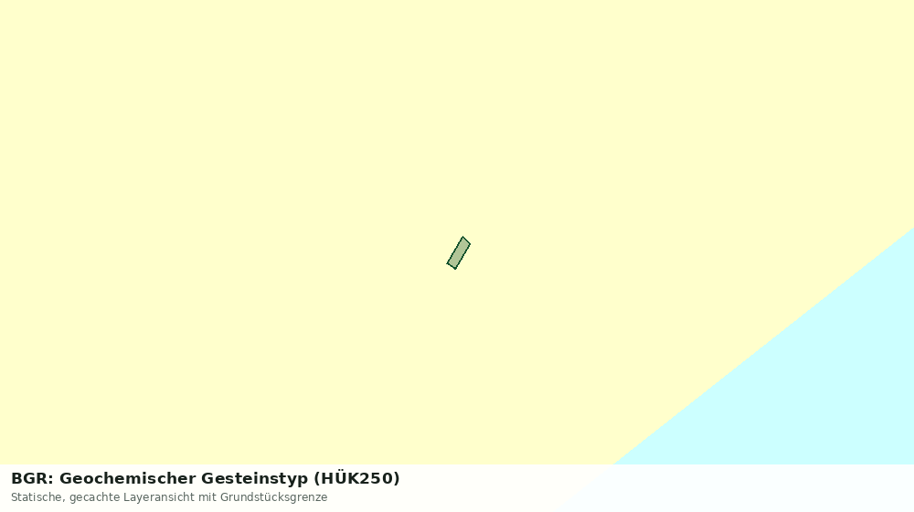Statische Kartenansicht: BGR: Geochemischer Gesteinstyp (HÜK250)
