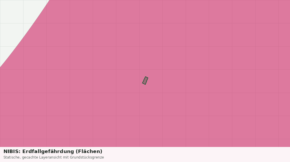 Statische Kartenansicht: NIBIS: Erdfallgefährdung (Flächen)