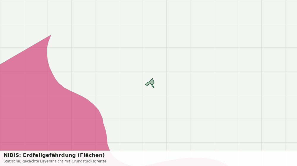 Statische Kartenansicht: NIBIS: Erdfallgefährdung (Flächen)