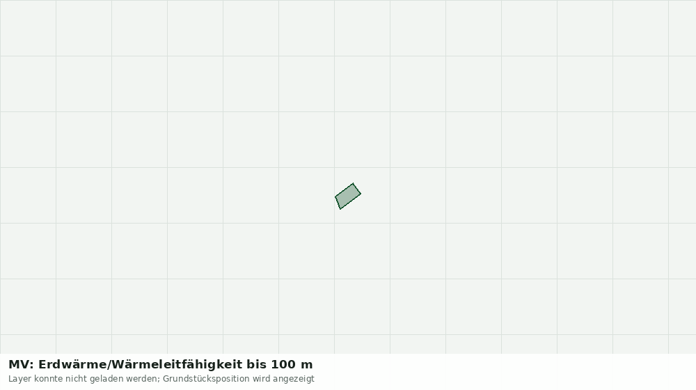 Statische Kartenansicht: MV: Erdwärme/Wärmeleitfähigkeit bis 100 m