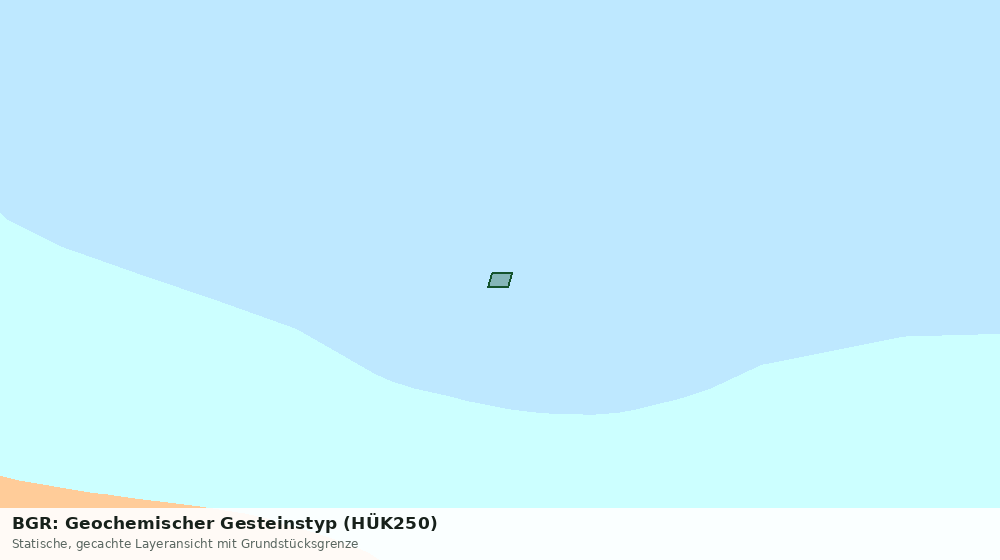 Statische Kartenansicht: BGR: Geochemischer Gesteinstyp (HÜK250)