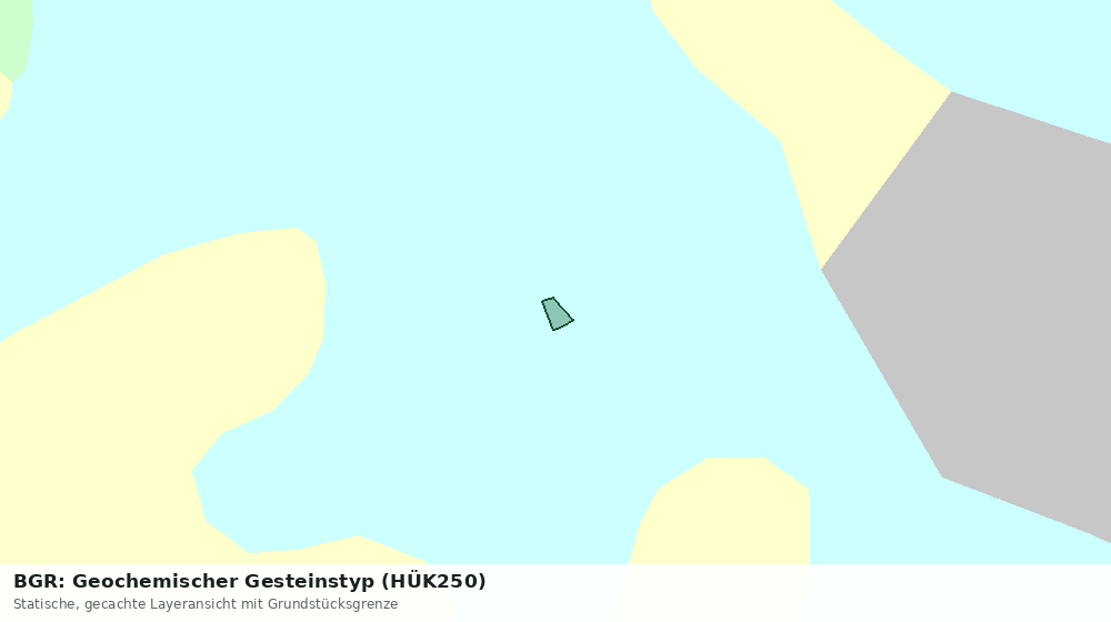Statische Kartenansicht: BGR: Geochemischer Gesteinstyp (HÜK250)