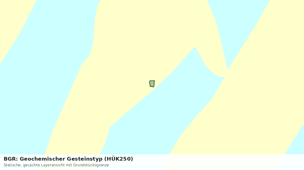 Statische Kartenansicht: BGR: Geochemischer Gesteinstyp (HÜK250)