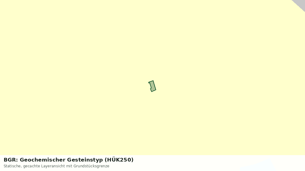 Statische Kartenansicht: BGR: Geochemischer Gesteinstyp (HÜK250)