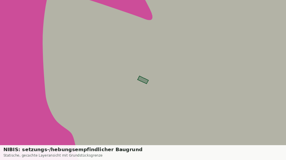 Statische Kartenansicht: NIBIS: setzungs-/hebungsempfindlicher Baugrund