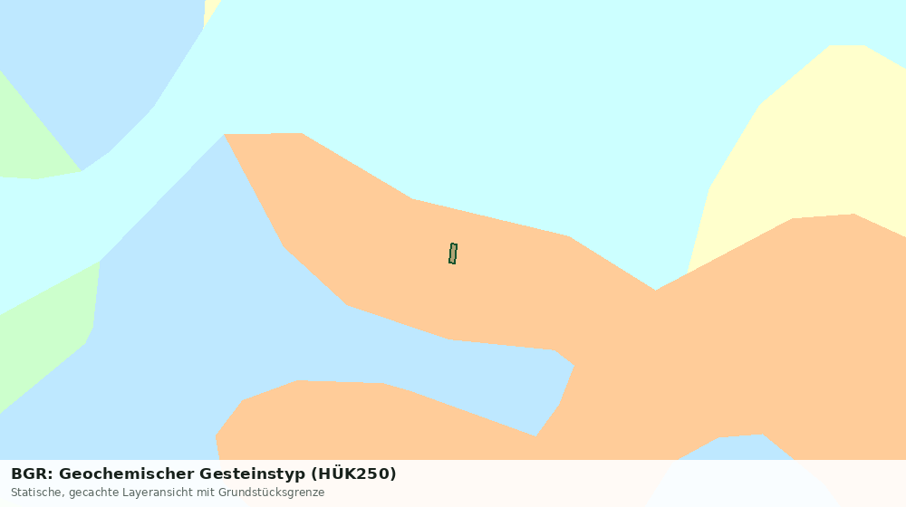 Statische Kartenansicht: BGR: Geochemischer Gesteinstyp (HÜK250)