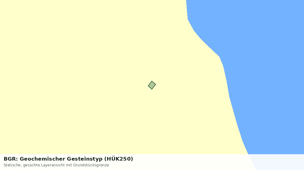 Statische Kartenansicht: BGR: Geochemischer Gesteinstyp (HÜK250)
