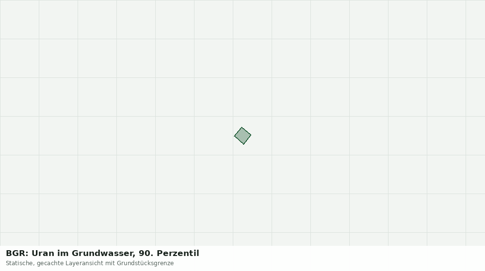 Statische Kartenansicht: BGR: Uran im Grundwasser, 90. Perzentil