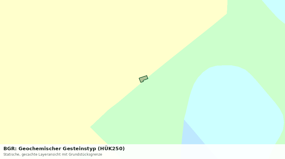 Statische Kartenansicht: BGR: Geochemischer Gesteinstyp (HÜK250)