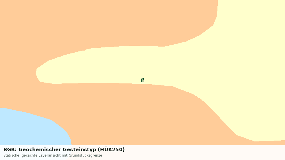 Statische Kartenansicht: BGR: Geochemischer Gesteinstyp (HÜK250)