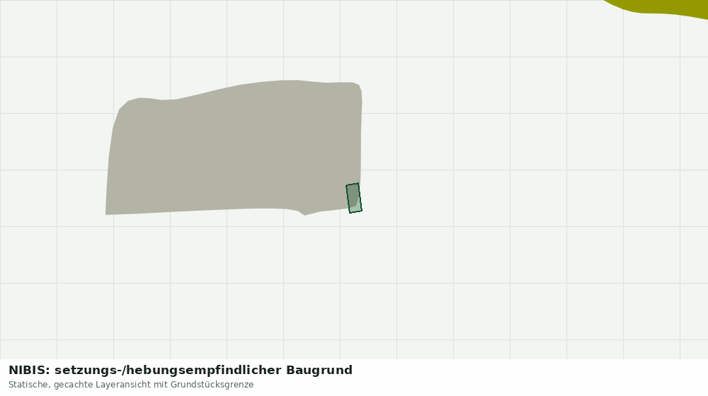 Statische Kartenansicht: NIBIS: setzungs-/hebungsempfindlicher Baugrund
