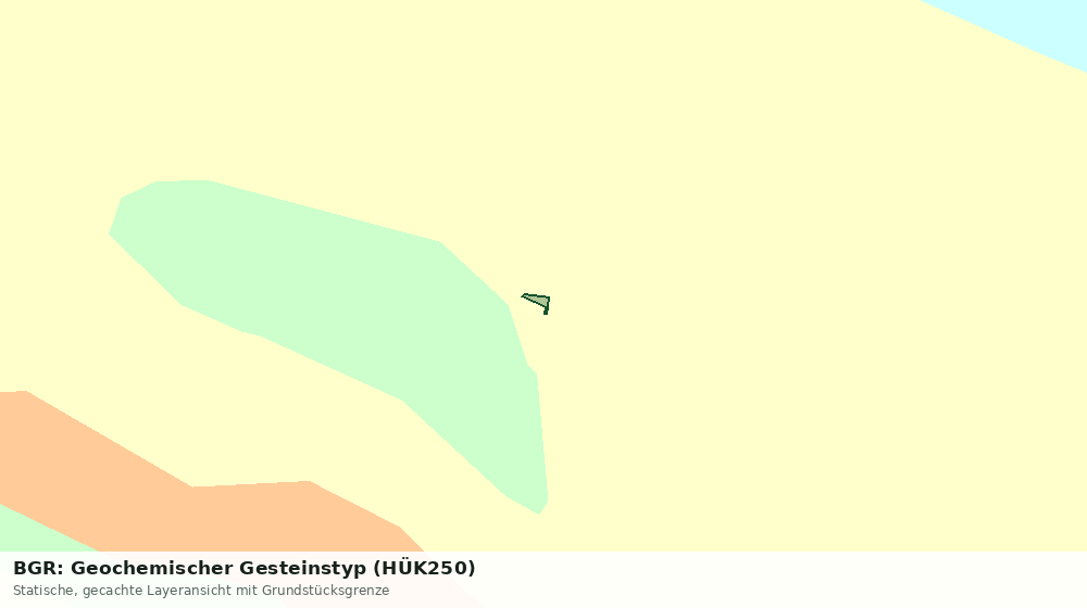 Statische Kartenansicht: BGR: Geochemischer Gesteinstyp (HÜK250)