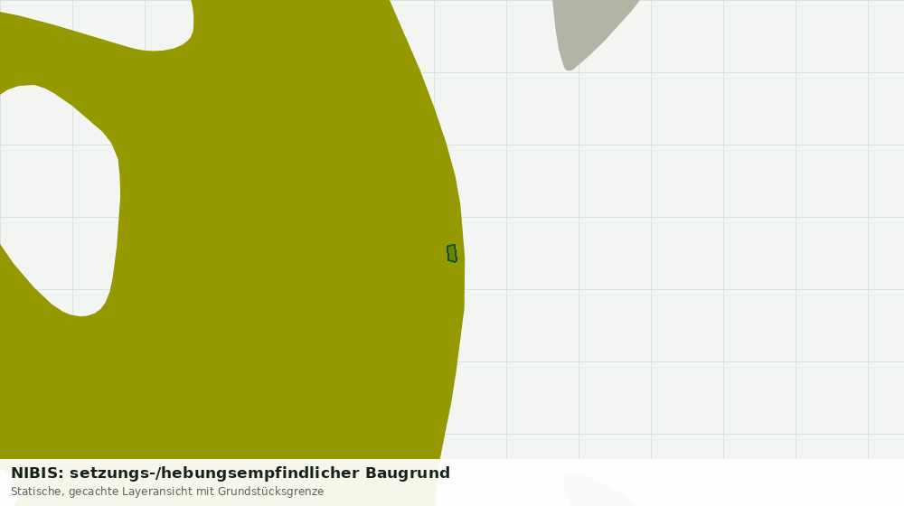 Statische Kartenansicht: NIBIS: setzungs-/hebungsempfindlicher Baugrund