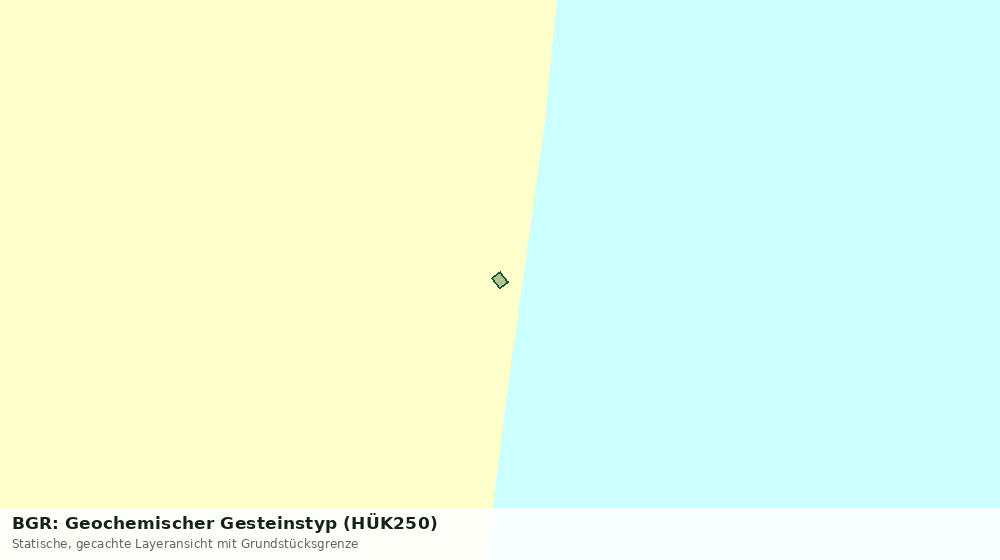 Statische Kartenansicht: BGR: Geochemischer Gesteinstyp (HÜK250)