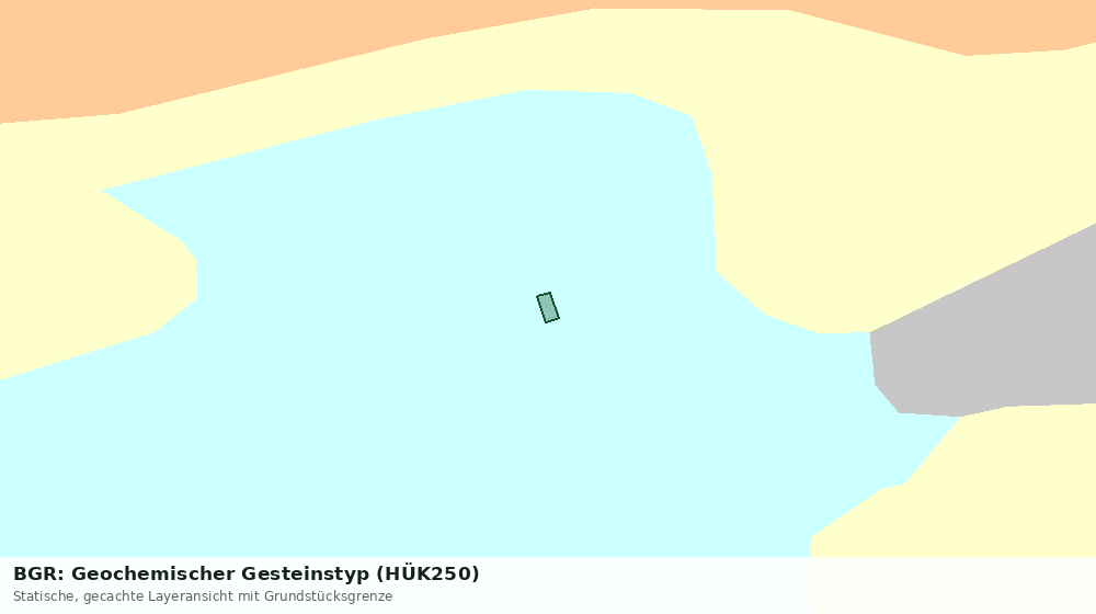 Statische Kartenansicht: BGR: Geochemischer Gesteinstyp (HÜK250)