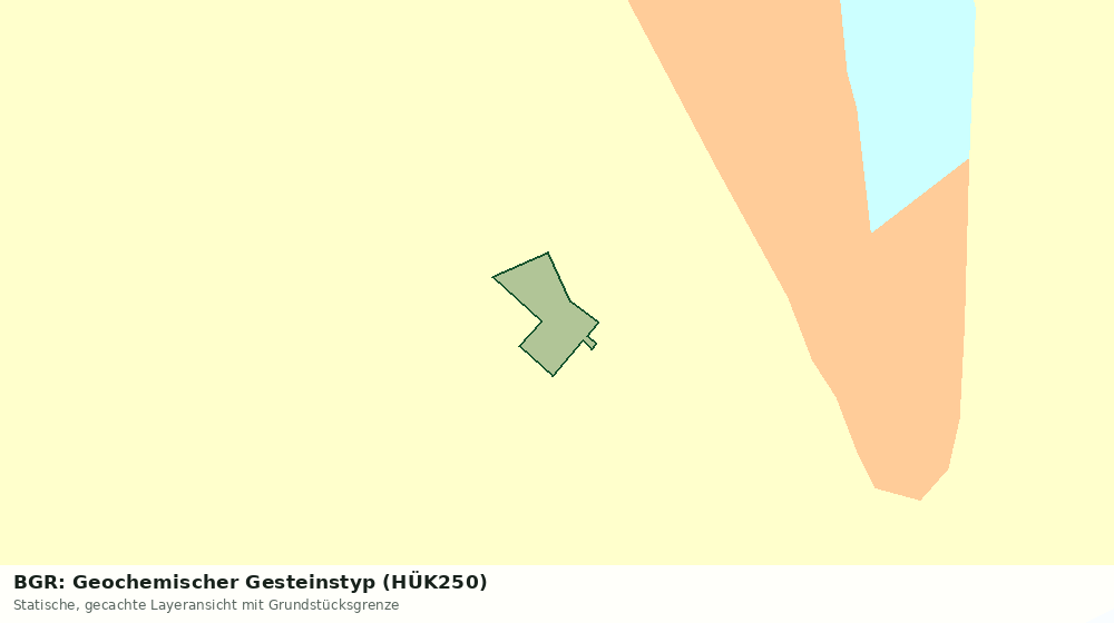 Statische Kartenansicht: BGR: Geochemischer Gesteinstyp (HÜK250)