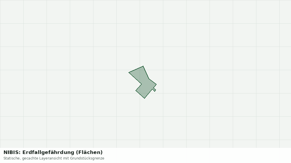 Statische Kartenansicht: NIBIS: Erdfallgefährdung (Flächen)