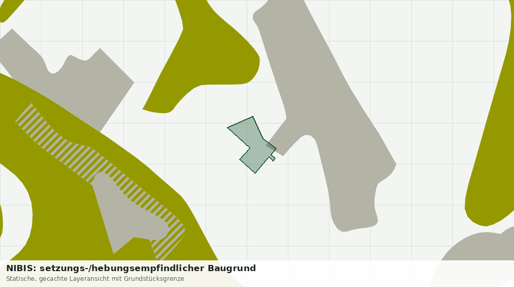 Statische Kartenansicht: NIBIS: setzungs-/hebungsempfindlicher Baugrund