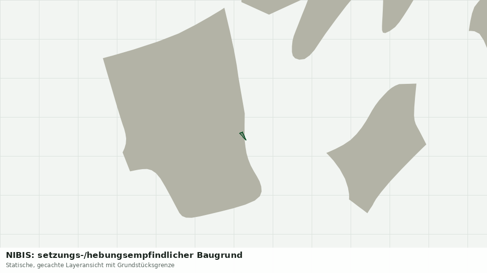 Statische Kartenansicht: NIBIS: setzungs-/hebungsempfindlicher Baugrund