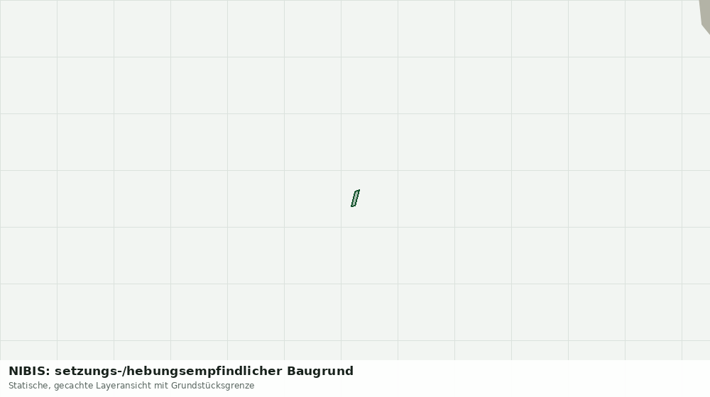 Statische Kartenansicht: NIBIS: setzungs-/hebungsempfindlicher Baugrund