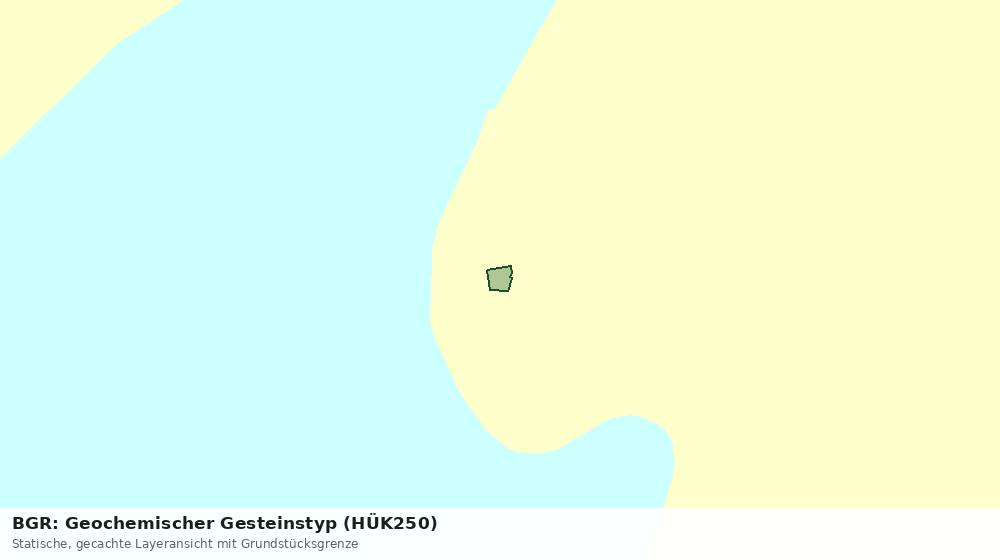 Statische Kartenansicht: BGR: Geochemischer Gesteinstyp (HÜK250)