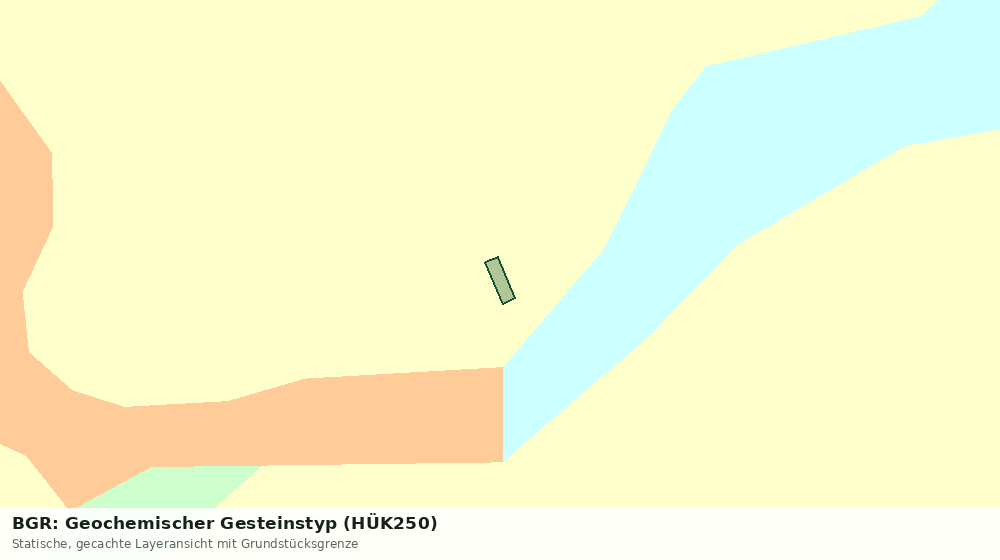 Statische Kartenansicht: BGR: Geochemischer Gesteinstyp (HÜK250)