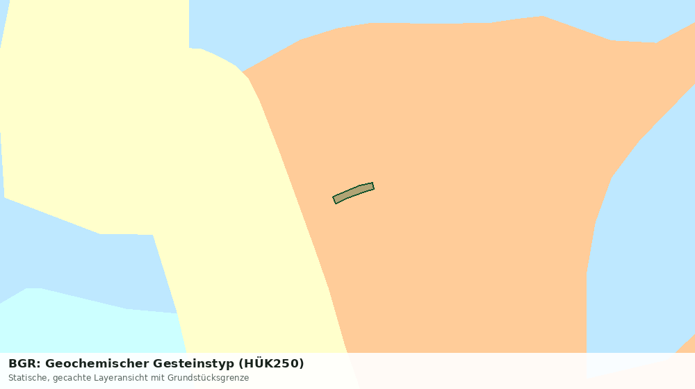Statische Kartenansicht: BGR: Geochemischer Gesteinstyp (HÜK250)