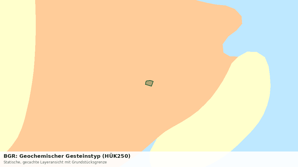 Statische Kartenansicht: BGR: Geochemischer Gesteinstyp (HÜK250)