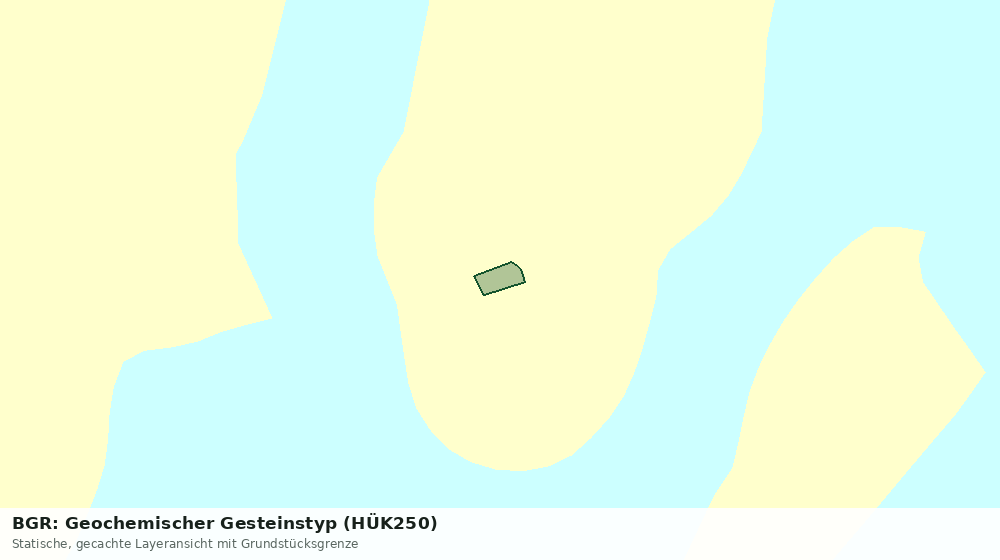 Statische Kartenansicht: BGR: Geochemischer Gesteinstyp (HÜK250)