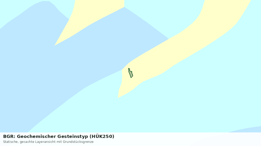 Statische Kartenansicht: BGR: Geochemischer Gesteinstyp (HÜK250)
