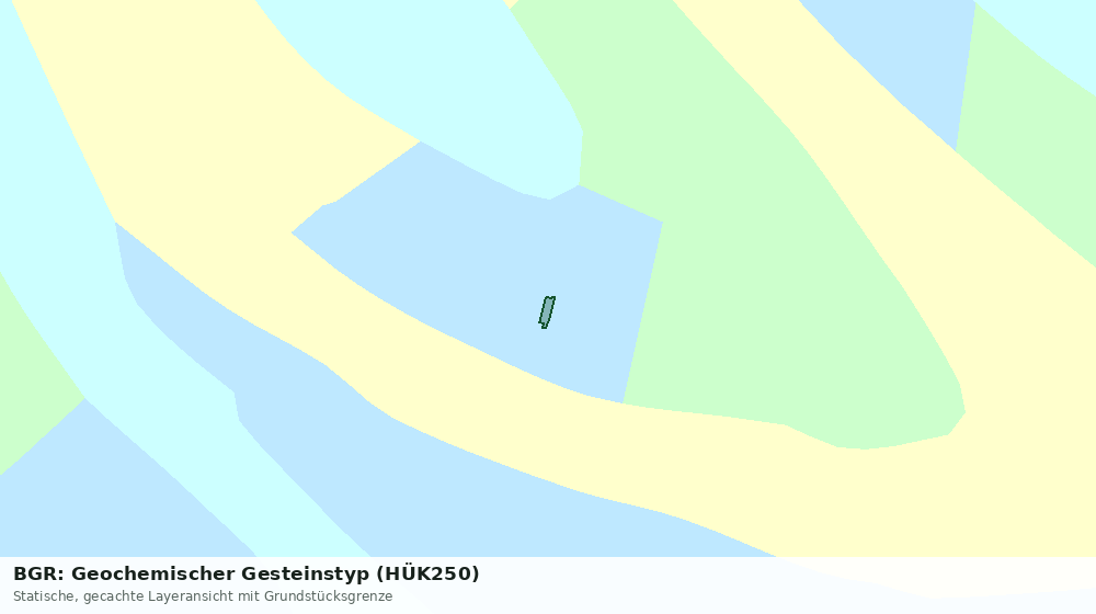 Statische Kartenansicht: BGR: Geochemischer Gesteinstyp (HÜK250)