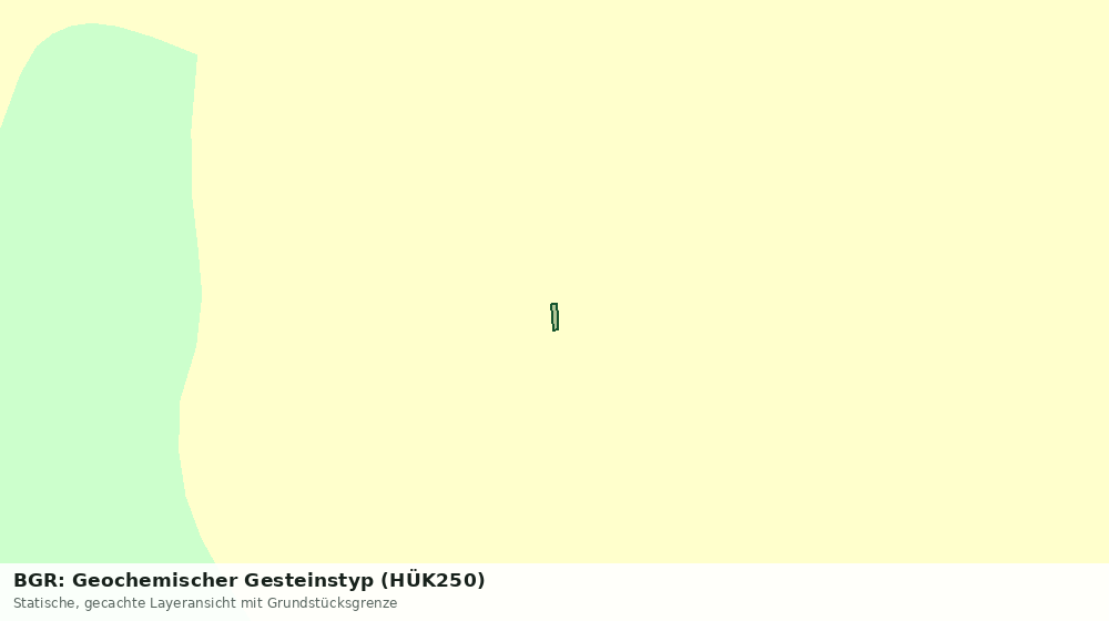 Statische Kartenansicht: BGR: Geochemischer Gesteinstyp (HÜK250)