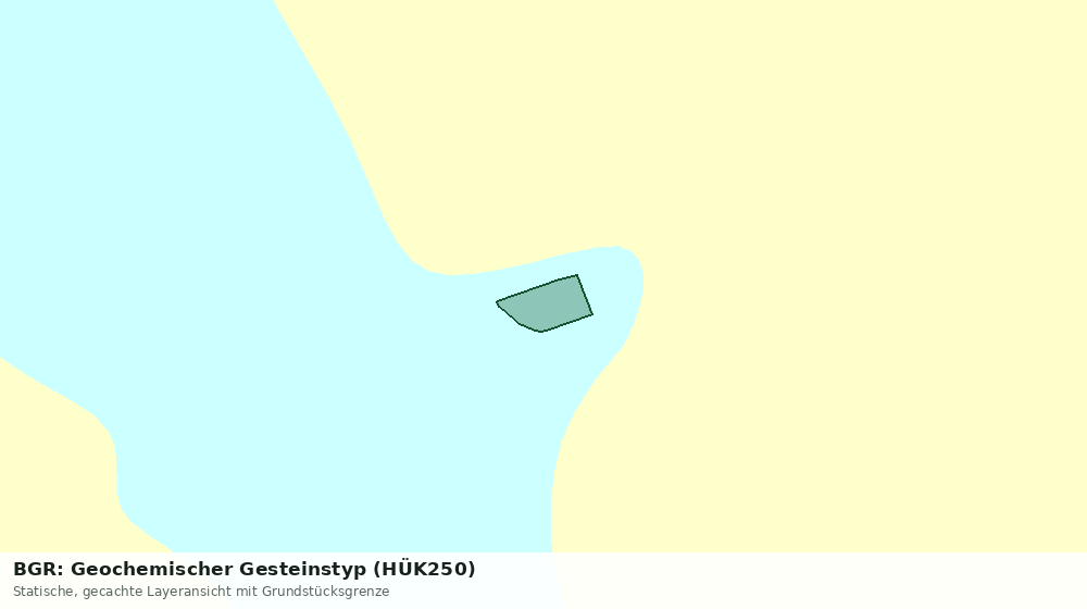 Statische Kartenansicht: BGR: Geochemischer Gesteinstyp (HÜK250)
