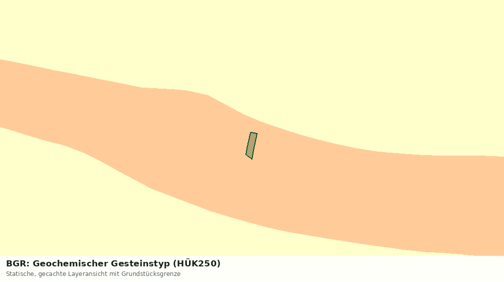 Statische Kartenansicht: BGR: Geochemischer Gesteinstyp (HÜK250)