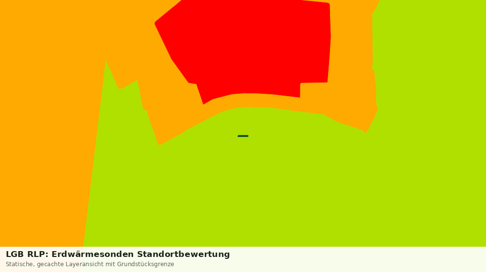 Statische Kartenansicht: LGB RLP: Erdwärmesonden Standortbewertung