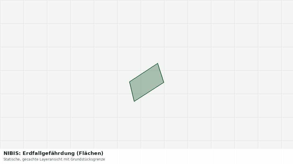 Statische Kartenansicht: NIBIS: Erdfallgefährdung (Flächen)