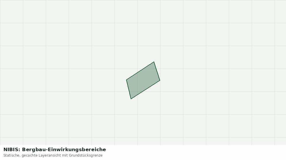 Statische Kartenansicht: NIBIS: Bergbau-Einwirkungsbereiche