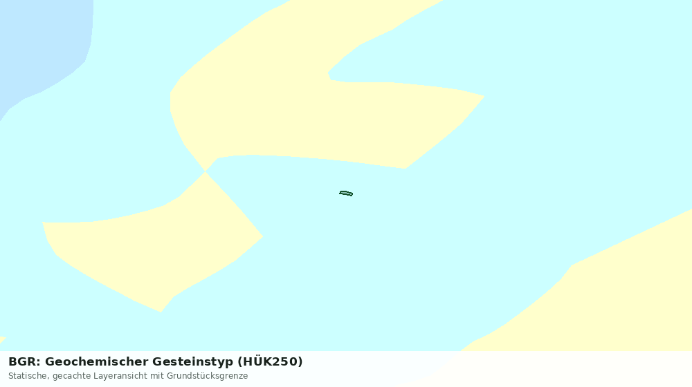 Statische Kartenansicht: BGR: Geochemischer Gesteinstyp (HÜK250)
