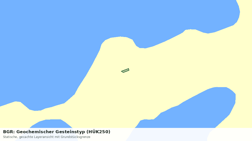 Statische Kartenansicht: BGR: Geochemischer Gesteinstyp (HÜK250)