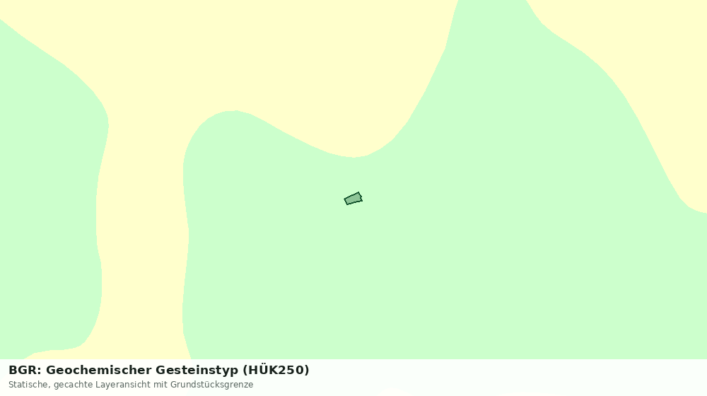 Statische Kartenansicht: BGR: Geochemischer Gesteinstyp (HÜK250)