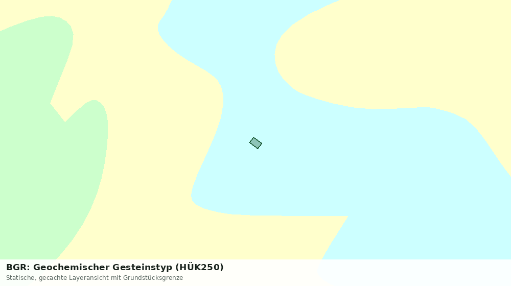 Statische Kartenansicht: BGR: Geochemischer Gesteinstyp (HÜK250)