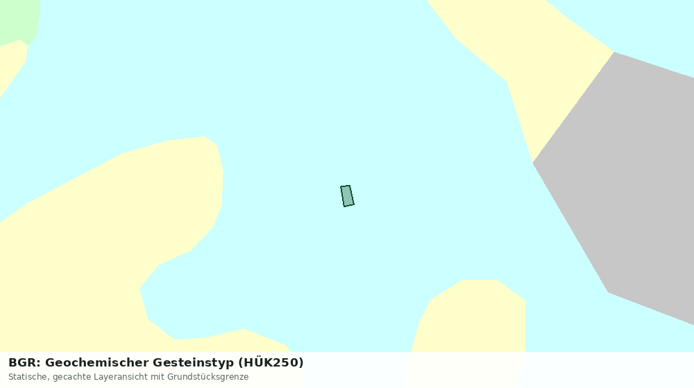 Statische Kartenansicht: BGR: Geochemischer Gesteinstyp (HÜK250)