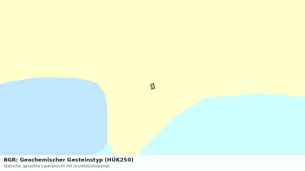 Statische Kartenansicht: BGR: Geochemischer Gesteinstyp (HÜK250)