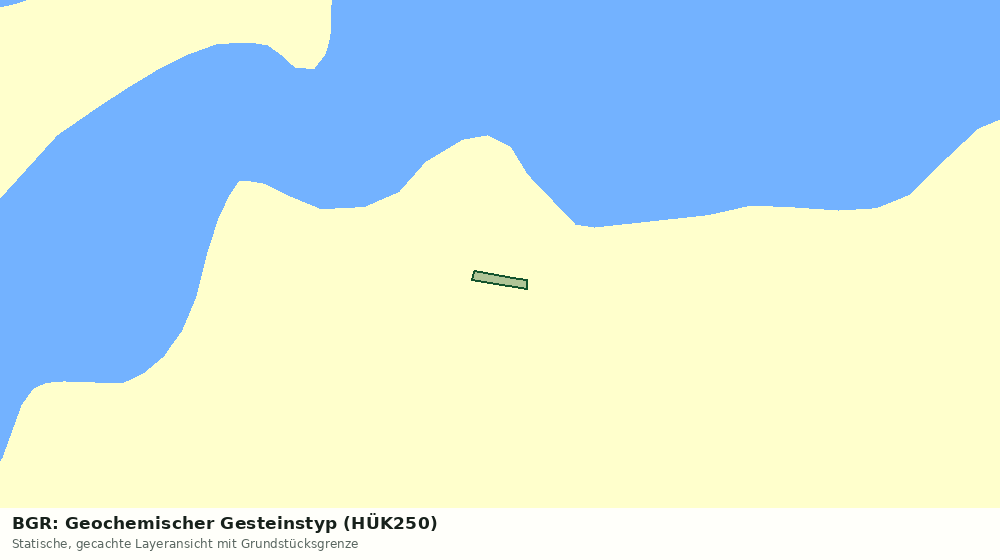 Statische Kartenansicht: BGR: Geochemischer Gesteinstyp (HÜK250)