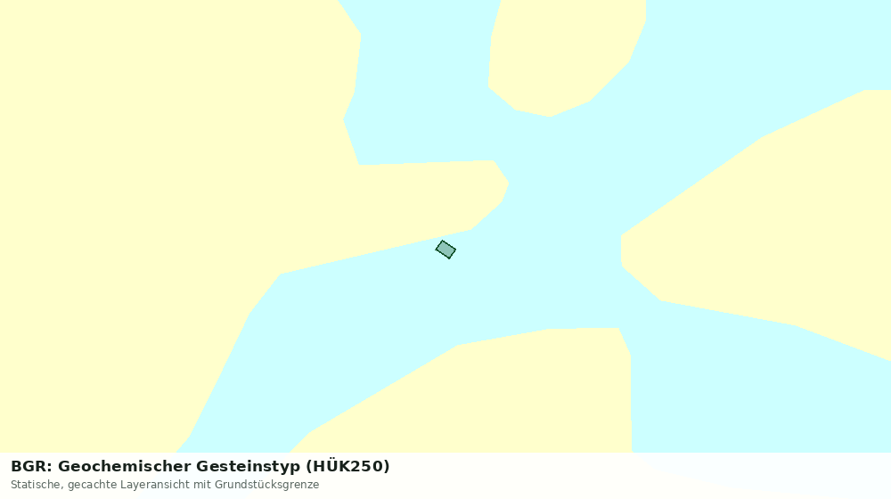 Statische Kartenansicht: BGR: Geochemischer Gesteinstyp (HÜK250)