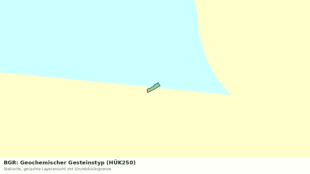 Statische Kartenansicht: BGR: Geochemischer Gesteinstyp (HÜK250)