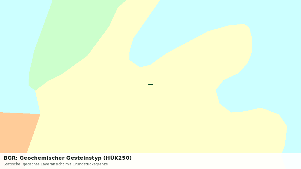 Statische Kartenansicht: BGR: Geochemischer Gesteinstyp (HÜK250)