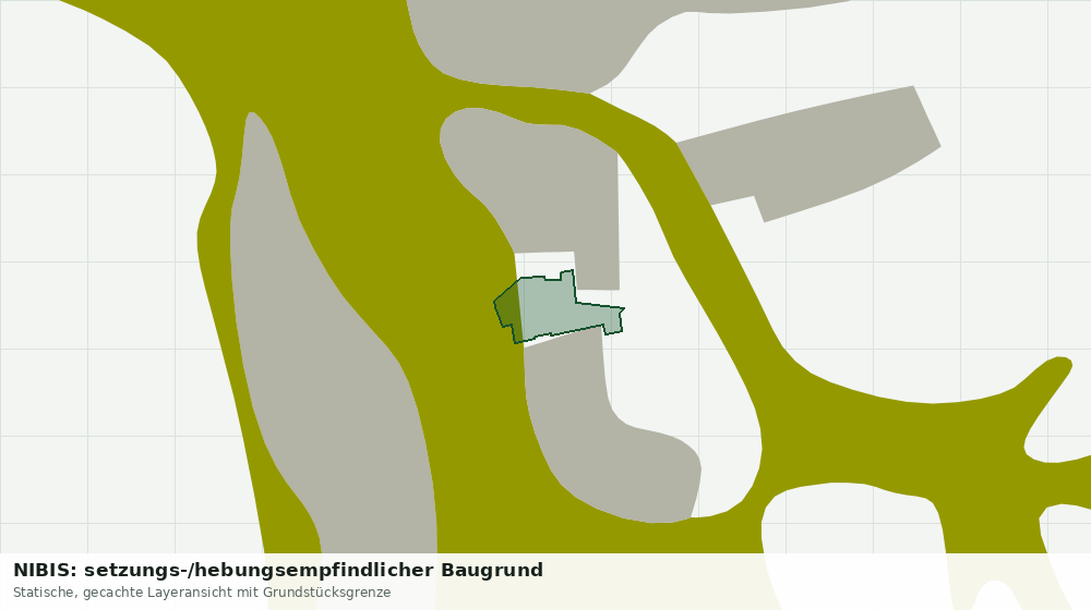 Statische Kartenansicht: NIBIS: setzungs-/hebungsempfindlicher Baugrund