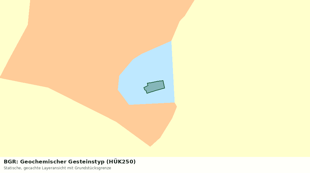 Statische Kartenansicht: BGR: Geochemischer Gesteinstyp (HÜK250)