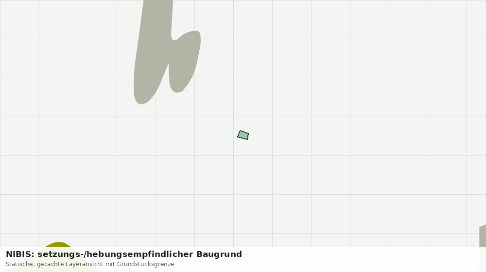 Statische Kartenansicht: NIBIS: setzungs-/hebungsempfindlicher Baugrund